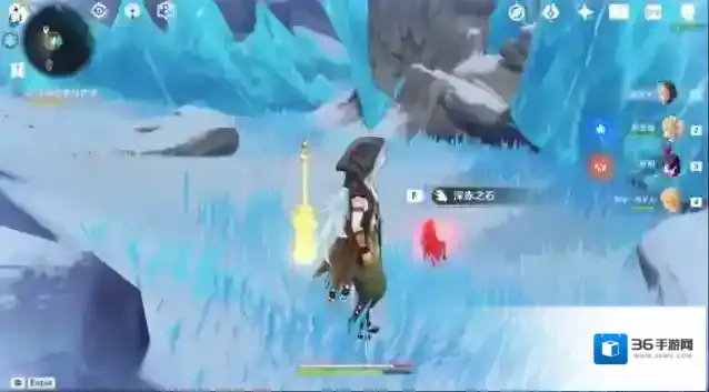 原神雪山奇怪的冰怎么击碎