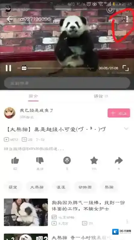 哔哩哔哩点开