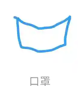QQ口罩简笔画