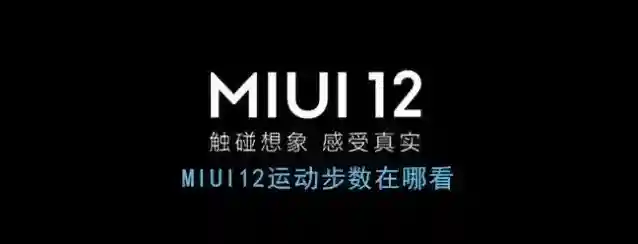 《MIUI12》今日步数查看方法