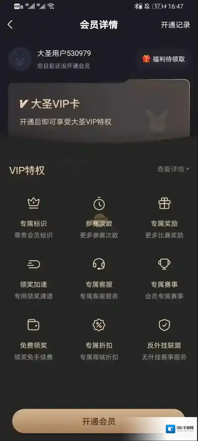 大圣电竞权益