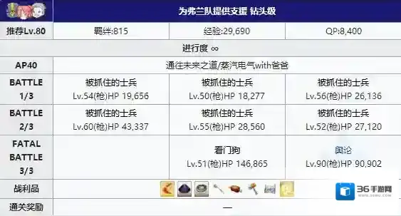 FGO掉落