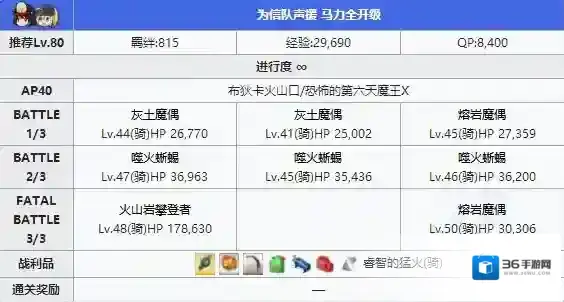 FGO掉落