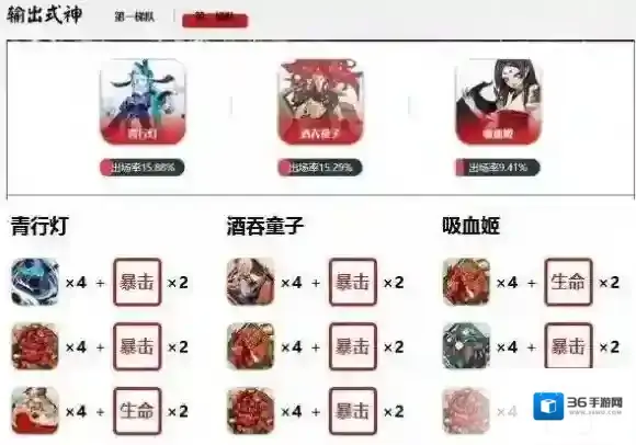 阴阳师出场